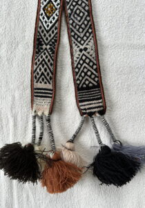 Peruaanse bruine hatband...