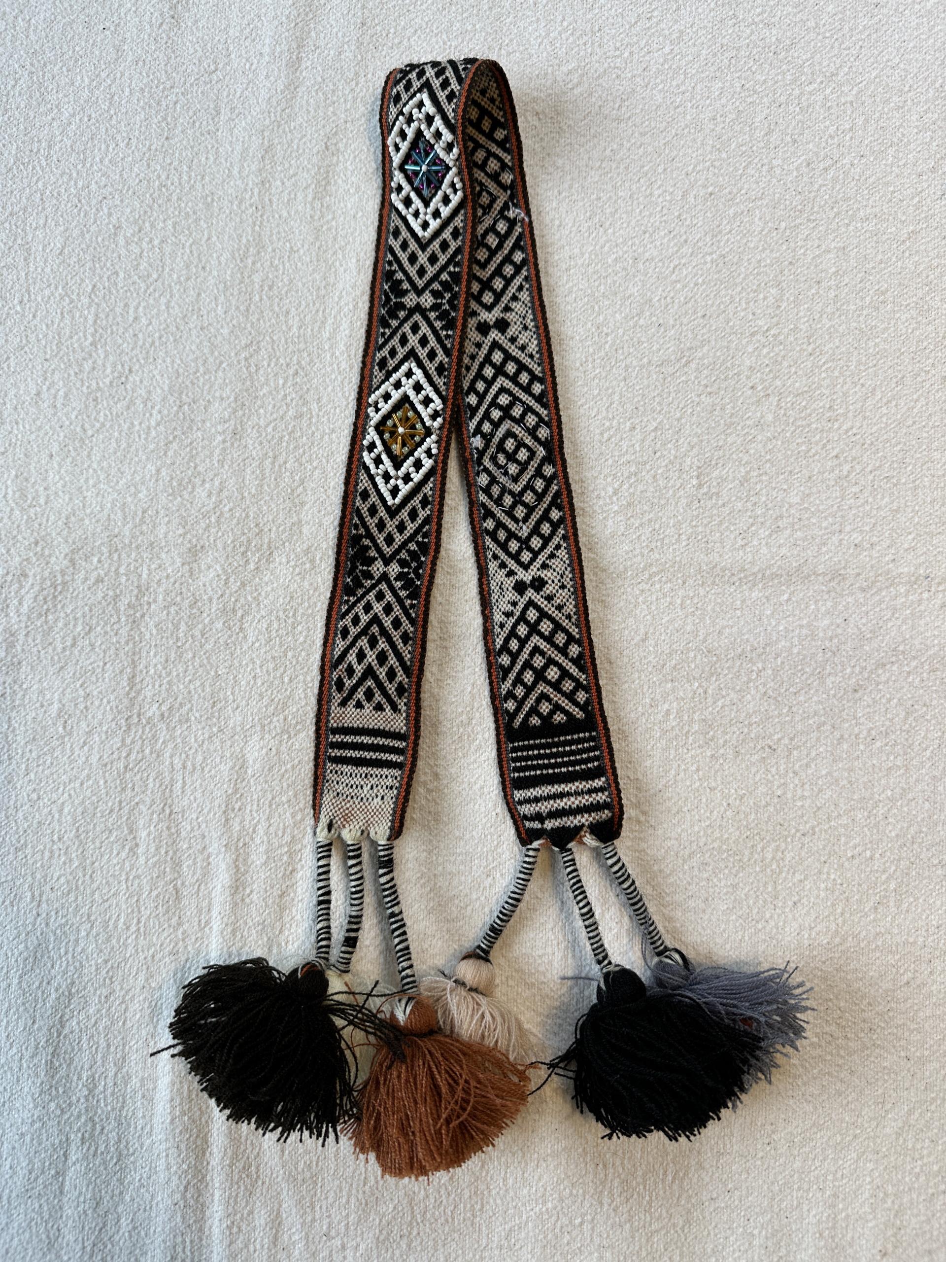 Peruaanse bruine hatband