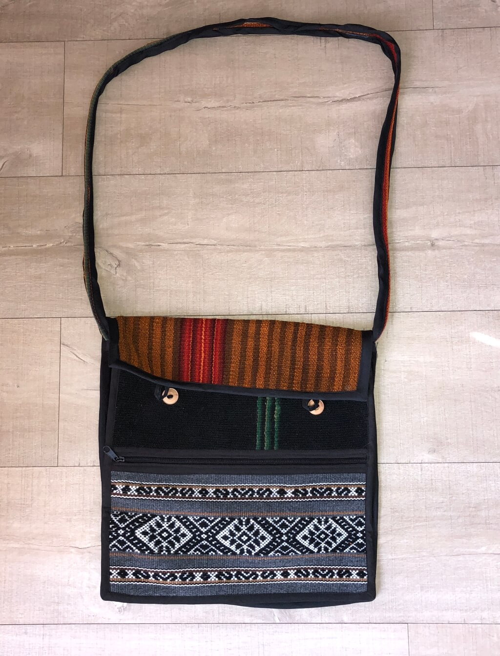 Peruaanse schoudertas Siwar Q'ente