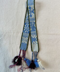 Peruaanse stoffen Hatband lichtblauw