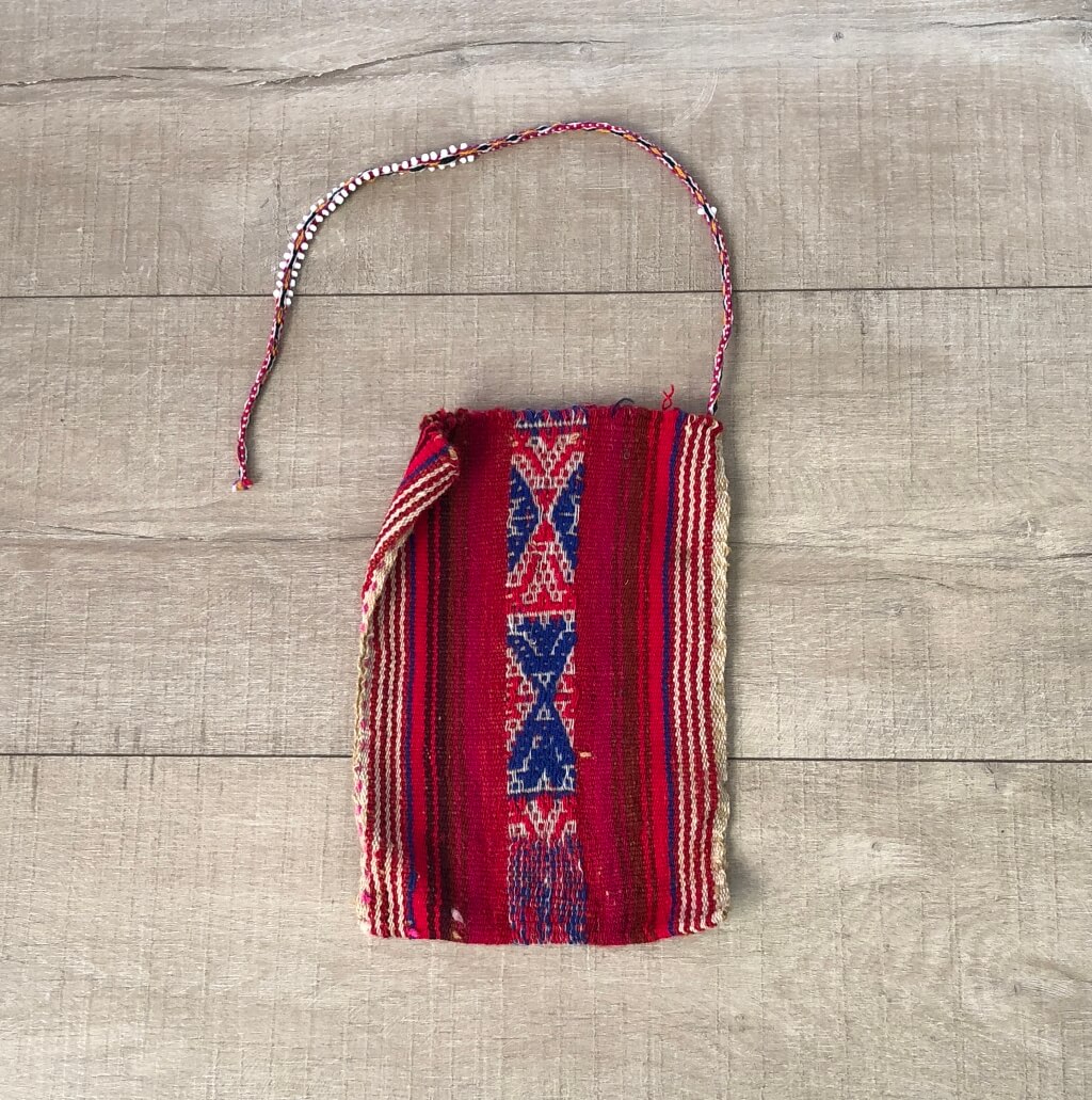 Q'ero Chuspa kruidenzakje Blauw