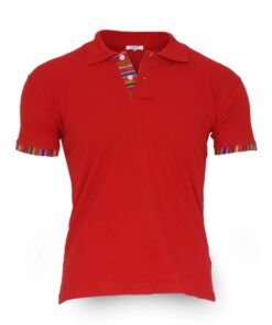 Rood Inca-katoenen polo