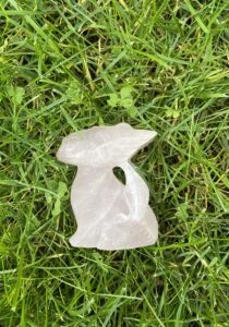 Roze draak van rozenkwarts 001