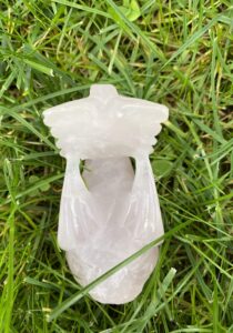 Roze draak van rozenkwarts 002