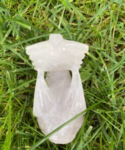 Roze draak van rozenkwarts 002