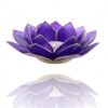 Sfeerlichthouder Chakra Lotus - Indigo Blauw