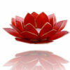 Sfeerlichthouder Chakra Lotus - Robijn Rood