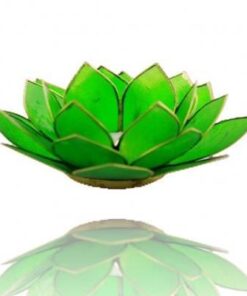 Sfeerlichthouder Chakra Lotus - Smaragd Groen