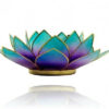Sfeerlichthouder Chakra Lotus - Violet Blauw