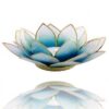 Sfeerlichthouder Chakra Lotus - Wit Blauw