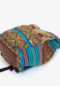 Tahuantinsuyo-design rugzak turquoise