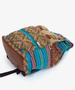 Tahuantinsuyo-design rugzak turquoise