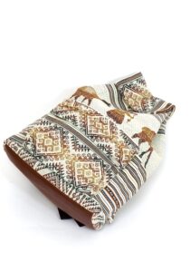 Alternative view of Tahuantinsuyo-design rugzak wit