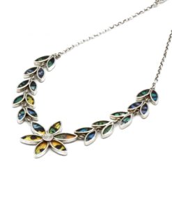 Urania Ripheus exotisch zilveren collier