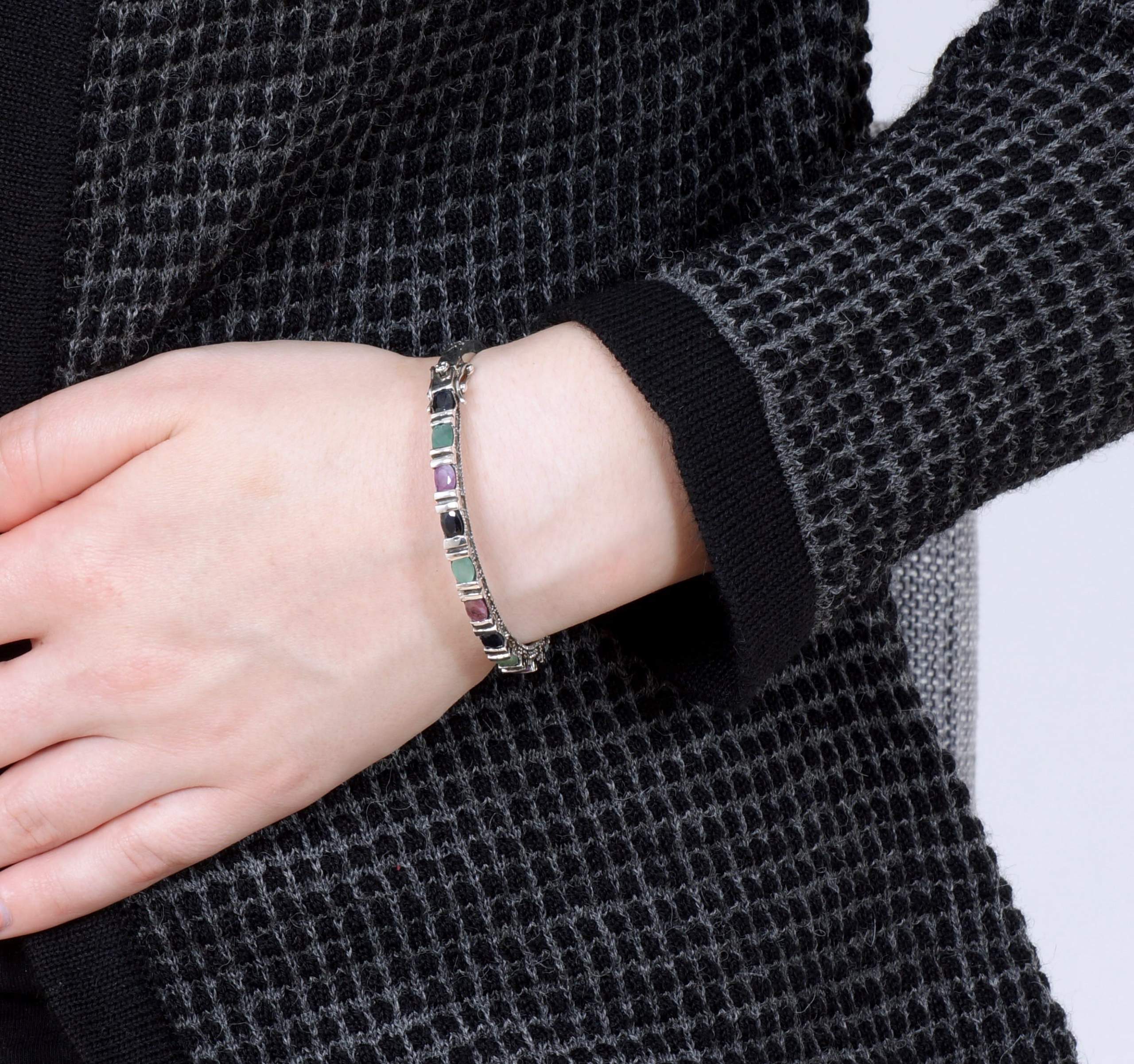 Valorniyoj rumista zilveren armband - Afbeelding 8