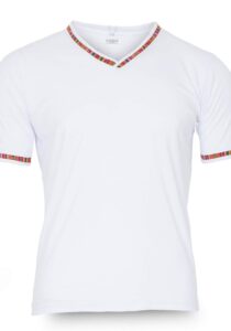 Witte katoenen Inca-T-shirt