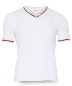 Witte katoenen Inca-T-shirt