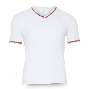 Witte katoenen Inca-T-shirt