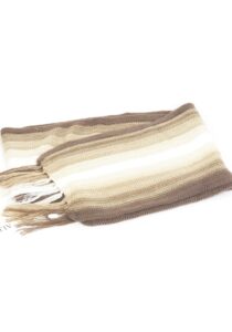 Alternative view of Zachte Collasuyo design sjaal donker beige