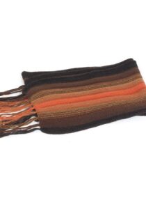 Alternative view of Zachte Collasuyo design sjaal oranje en bruin