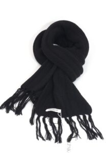 Zachte Collasuyo design sjaal zwart