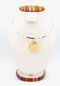 Zee-betovering collier met hanger