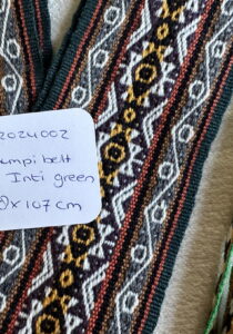 chumpi gordel Inti groen.