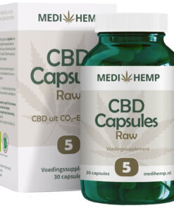 CBD Capsules 5% (Medihemp) Raw